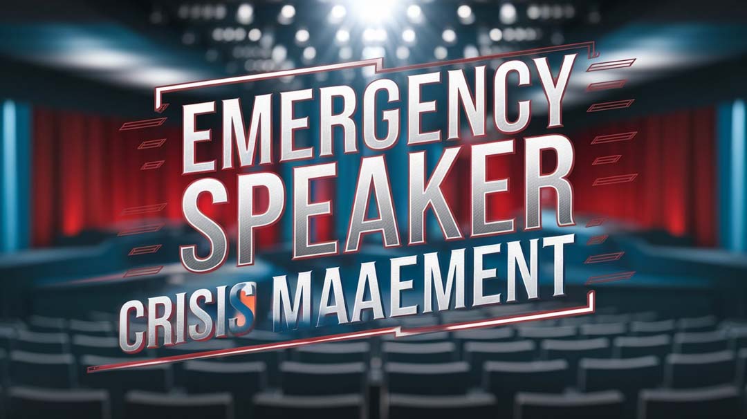 Emergency Speaker Crisis Management