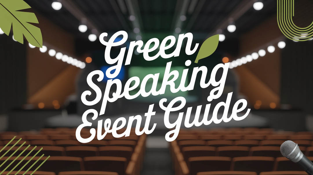 Sustainability in Speaking Events: Green Practices