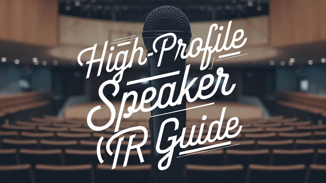 High-Profile Speaker PR Guide