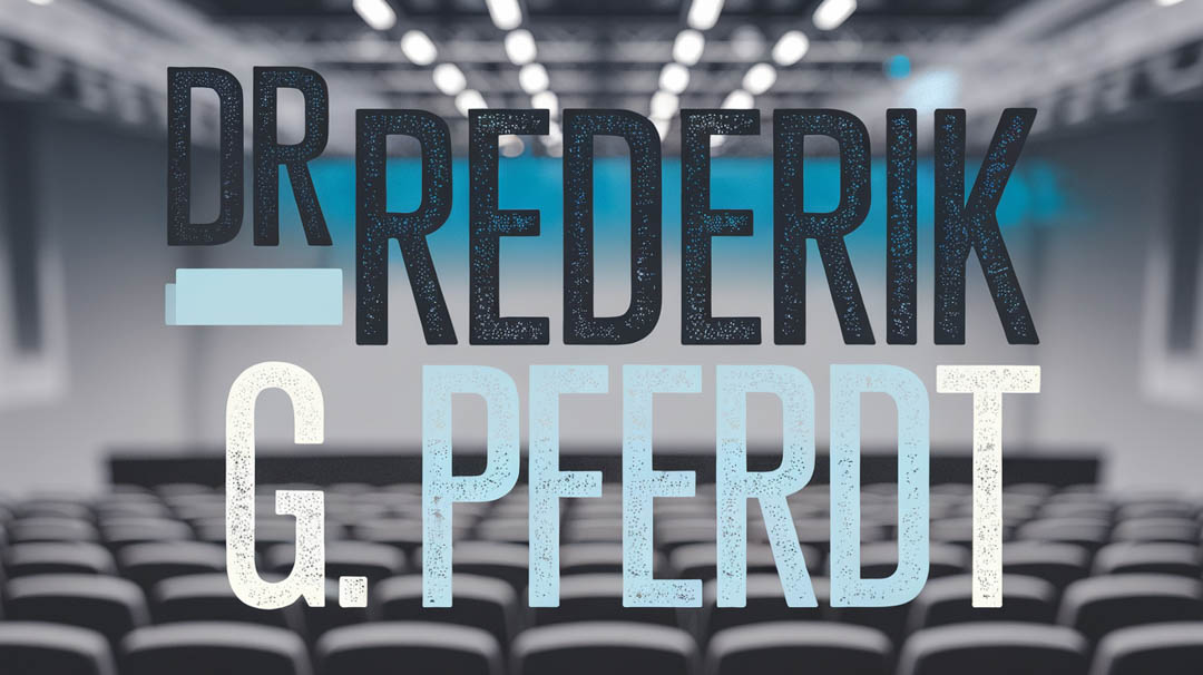 Dr Frederik G Pferdt Keynote Speaker
