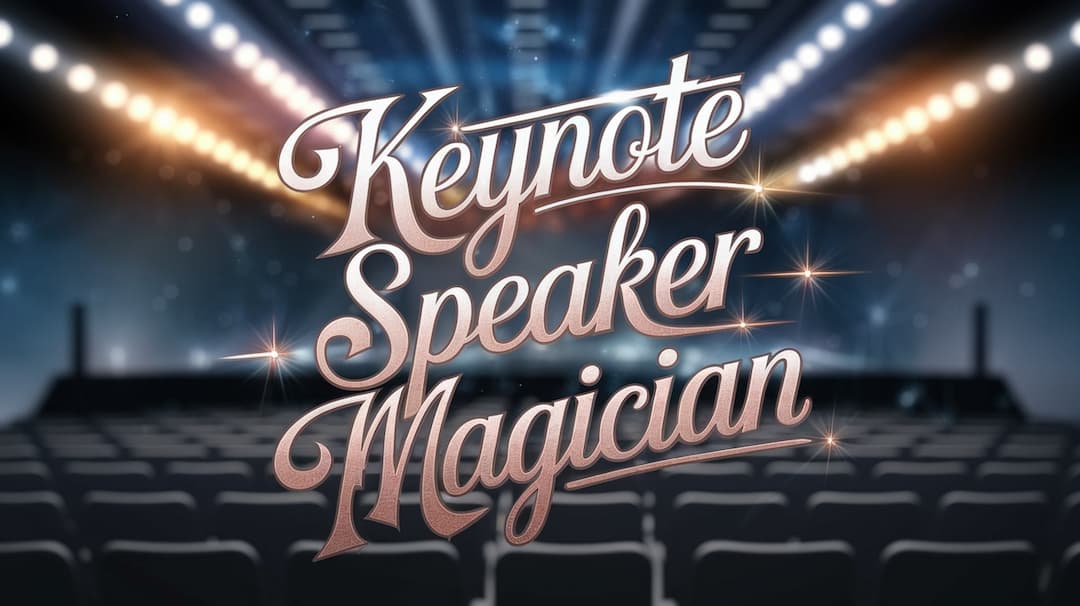 Keynote Speaker Magician