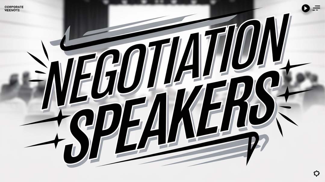 Negotiation Speakers