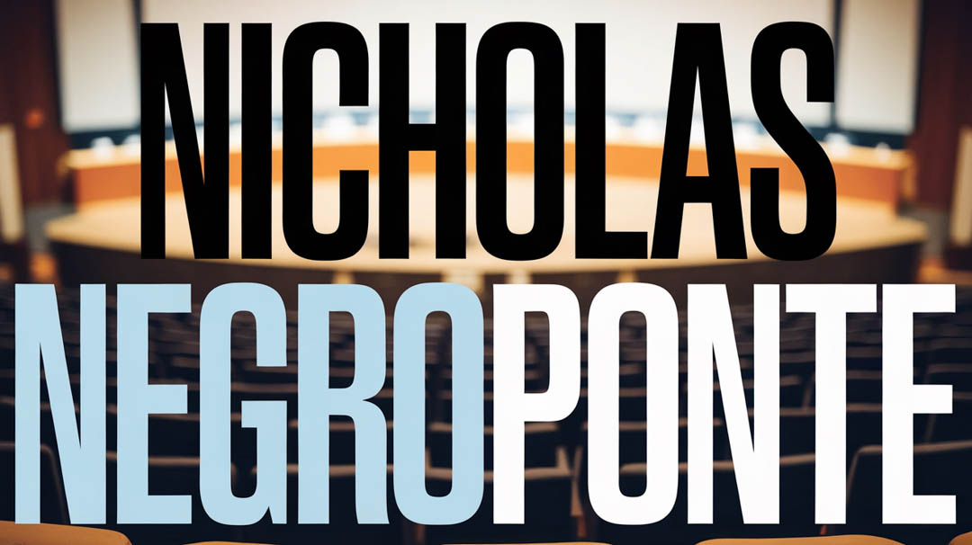 Nicholas Negroponte Keynote Speaker