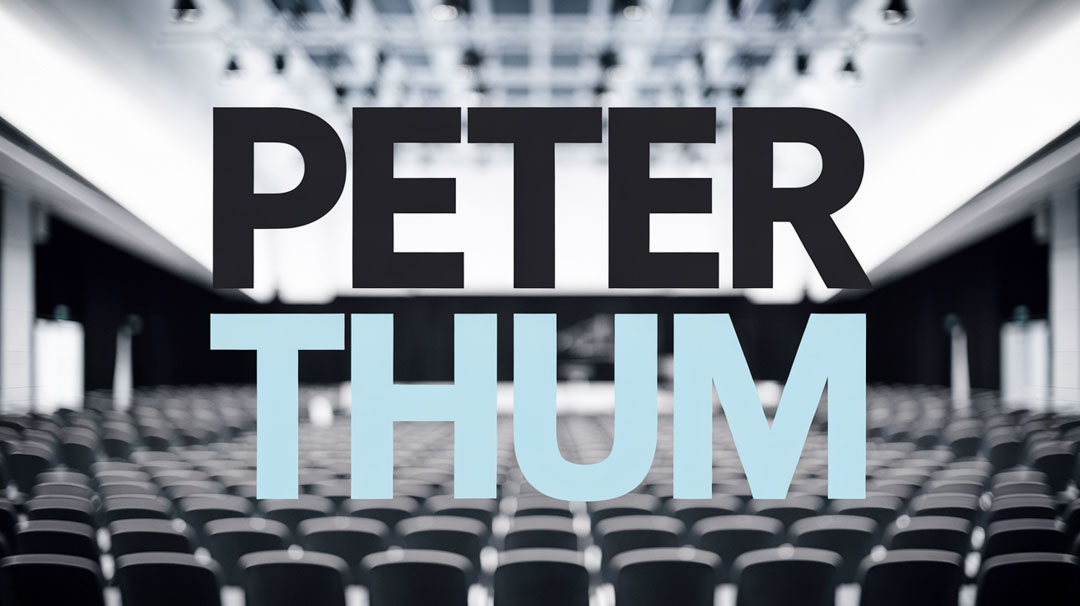 Peter Thum Keynote Speaker
